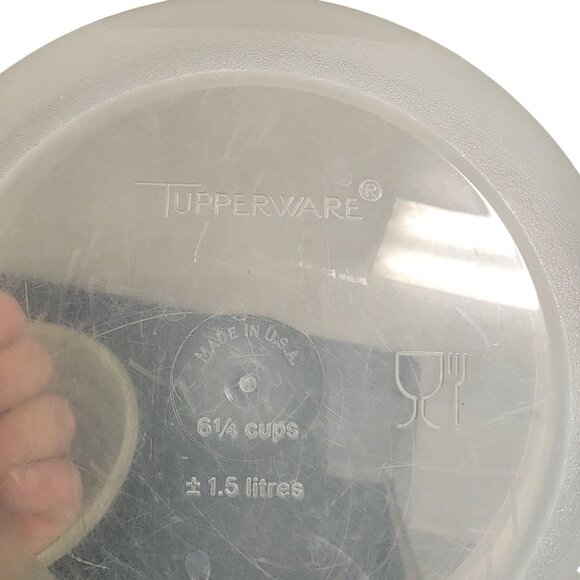 Tupperware Round Storage Bowl Set With Lids 1.5L & 1L Capacity BPA-Free Plastic - Picture 3 of 5